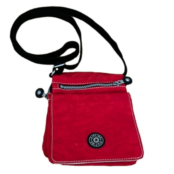 KIPLING Eldorado small travel organizer, red, shoulder strap adjustable 55” - Picture 1 of 9